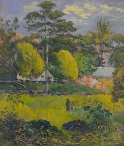 Paysage, ou Promenade familiale - Paul Gauguin